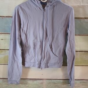 Delia's Light Purple Zip-Up Hoodie